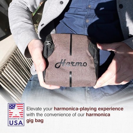 Harmo Polar pro pack set of 5 harmonica with gig bag and keychain harmonica