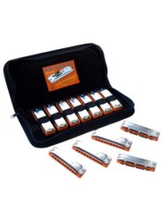 Blues harmonica set -SESSION STEEL 12 Seydel with softcase SEYDEL $679.90