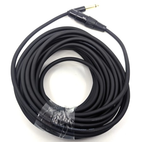 Harmo XLR F to 1/4" Jack long 32ft cable for harmonica microphone