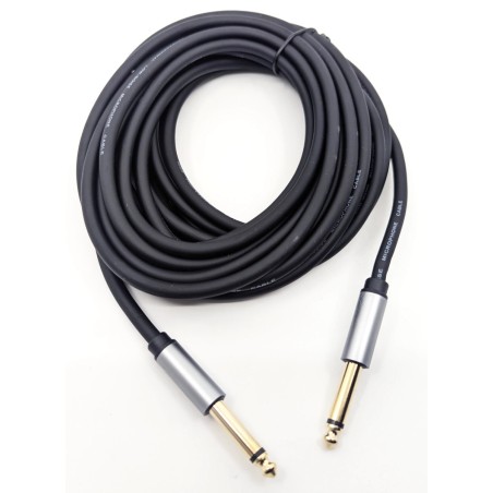 HARMO Jack 1/4"to Jack 1/4" guitar - keyboard cable low noise 19ft