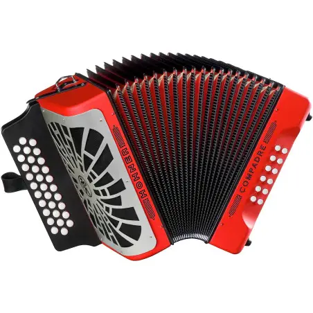 Hohner Compadre GCF Accordion with Gig Bag - RED