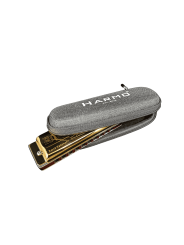 Harmo Rover 2026 Blues Harmonica Rosewood body- Brass Covers & Ergonomic Grip – 20 Keys - Free shipping