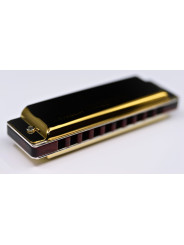 Harmo Rover 2026 Blues Harmonica Rosewood body- Brass Covers & Ergonomic Grip – 20 Keys - Free shipping