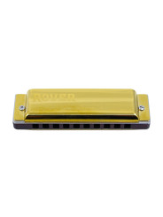 Harmo Rover 2026 Blues Harmonica Rosewood body- Brass Covers & Ergonomic Grip – 20 Keys