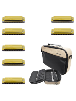 Harmo Rover 7 Diatonic harmonica set