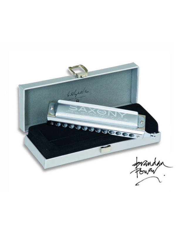 Brendan Power - Power chromatic harmonica by Seydel. Saxony model special in stock, Free Shipping!