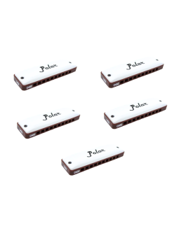 Harmo Polar Earth 5 harmonica Set. Tuned to 432hz for Meditation and Healing.