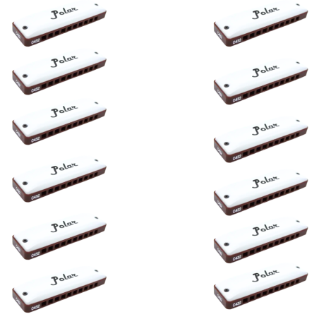 Harmo Polar Earth 12 harmonica Set. Tuned to 432hz for Meditation and Healing