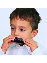Jimmy plays the Harpo by Harmo - the best Harmonica for kids designed by a pro harmonica player