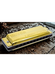 Harmo Rover 2026 Blues Harmonica Rosewood body- Brass Covers & Ergonomic Grip – 20 Keys