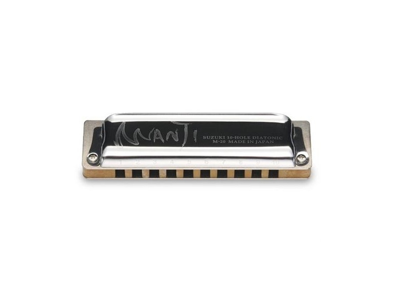 Suzuki Manji M-20 harmonica – a top choice for blues, jazz, pop, country, and everything in between.