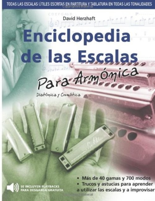 Harmonica School Enciclopedia de las Escalas para Armonica Learn $19.90