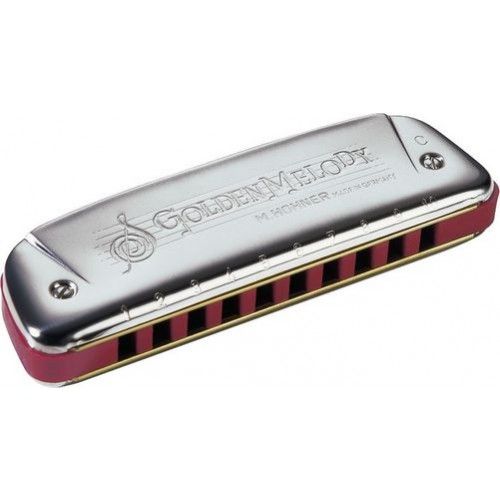 HOHNER HARMONICA Hohner Golden Melody - Hohner Diatonic Harmonicas Hohner Diatonic Harmonicas $47.90