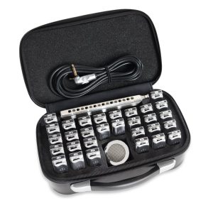 Compact Blues Harmonica Case for 30 instruments and more