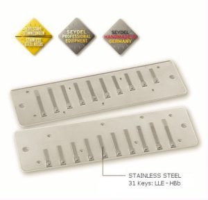 Seydel Reedplate Set for 1847 CLASSIC, SILVER, NOBLE, Favorite, Solist Pro