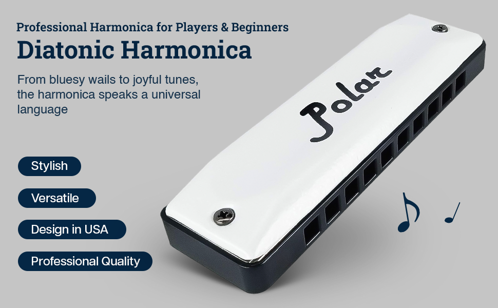 Harmo 10 hole harmonica in stock
