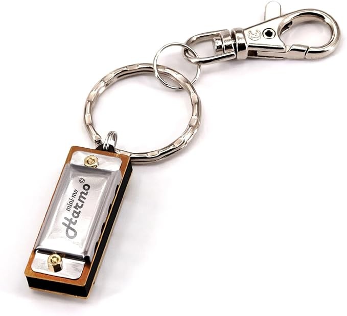 mini-mo harmonica key chain