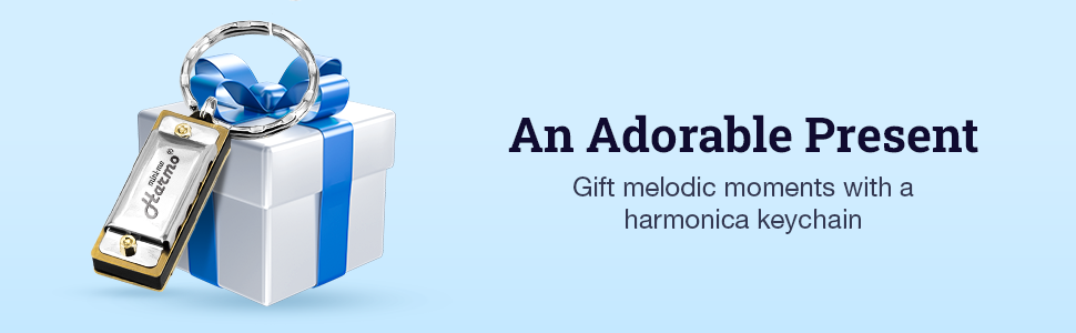 designed in usa mini key chain harmonica in stock