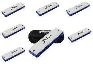 Harmo Polar Paddy tuning 6 key harmonica set