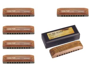 Pure Harp 5 keys C D G A Bb harmonica Set