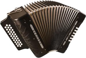 Hohner El Rey del Vallenato Accordion - Black
