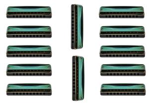 Suzuki Olive harmonica set of 12 harmonicas all keys included, special discount and free shipping