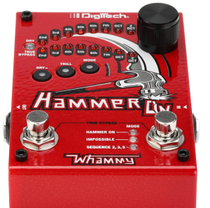 DigiTech HammerOn pedal delivers instant 4-octave pitch shifting great for Harmonica players, free shipping!