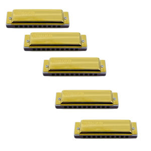 Harmo Rover 2026 Blues Harmonica Rosewood body- Brass Covers & Ergonomic Grip – 20 Keys - Free shipping