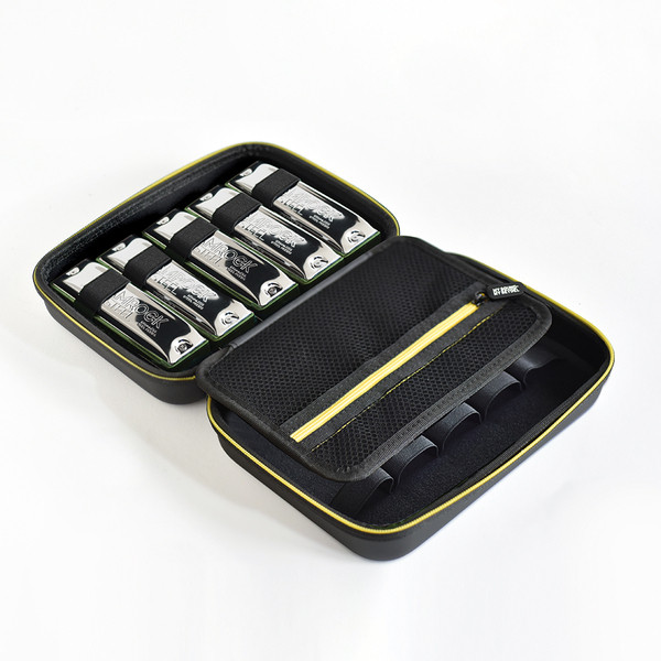 Harmonica set of 5 - SHAMROCK & SAFE CASE - A, Bb, C, D and Eb